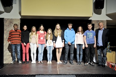 Podelitev priznanj 8. razred Podelitev priznanj 8. razred